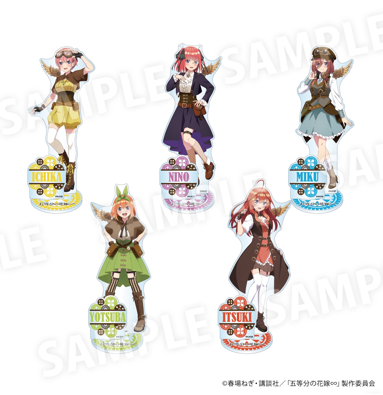 五等分の花嫁 アクリルスタンド 全5種