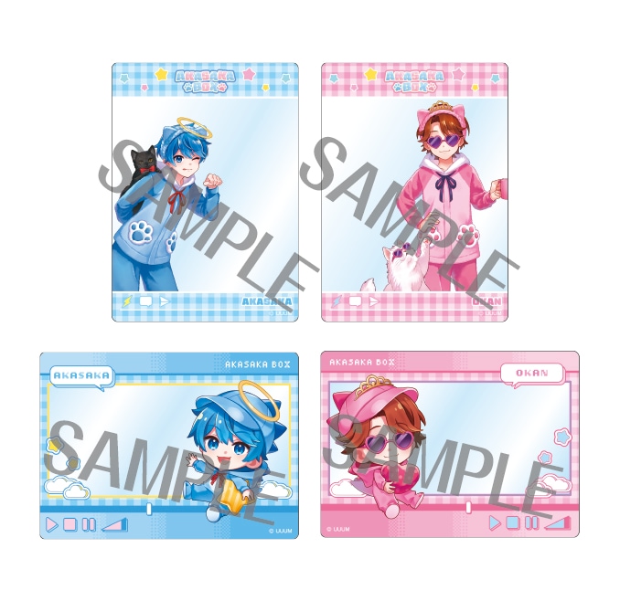 あかさかの箱  クリアカードセット（全2種/1セット2枚入り）
