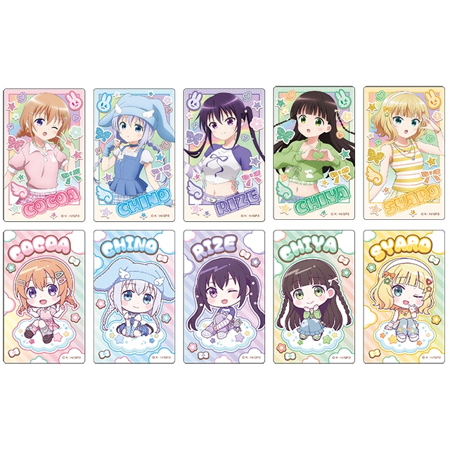 ご注文はうさぎですか クリアカード ランダム・10種