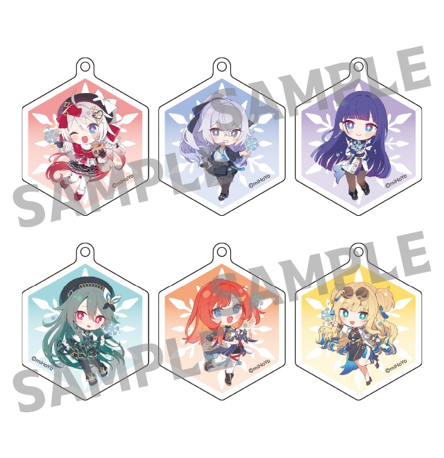 崩壊3rd デフォルメアクリルキーホルダーコレクション(全6種)単品:各660円(税込) BOX:3,960円(税込)