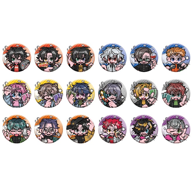 ヒプノシスマイク ミニキャラ缶バッジコレクション【パーティーver.】