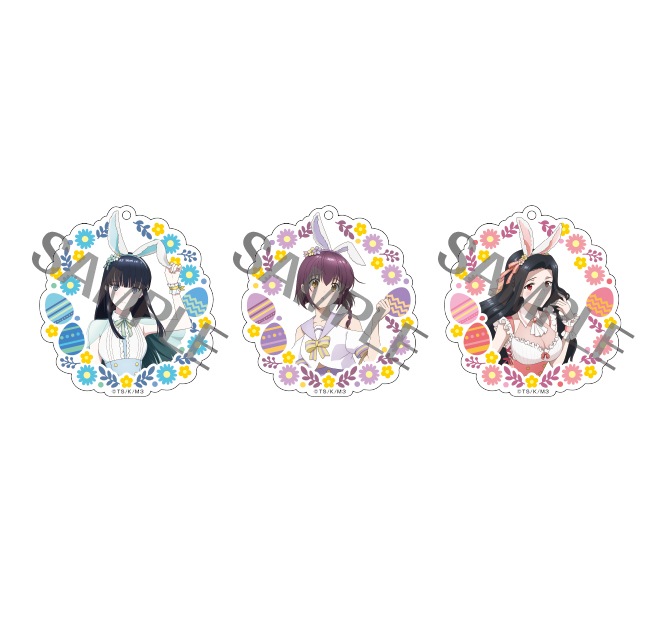 魔法科高校の劣等生 描き下ろしアクリルキーホルダー【イースターバニーver.】(全3種) 各880円(税込)