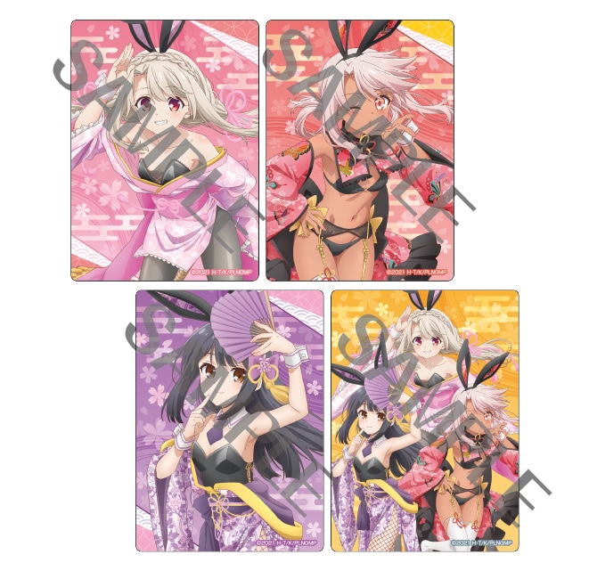 Fate/kaleid liner,プリズマ☆イリヤ 描き下ろしクリアカードセット【和風バニーver.】 1,100円(税込)