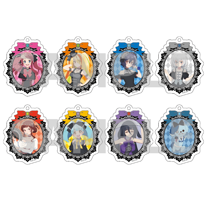 ゾンビランドサガ リベンジ 描き下ろしアクリルキーホルダーコレクション【ゴシックver.】(全8種)